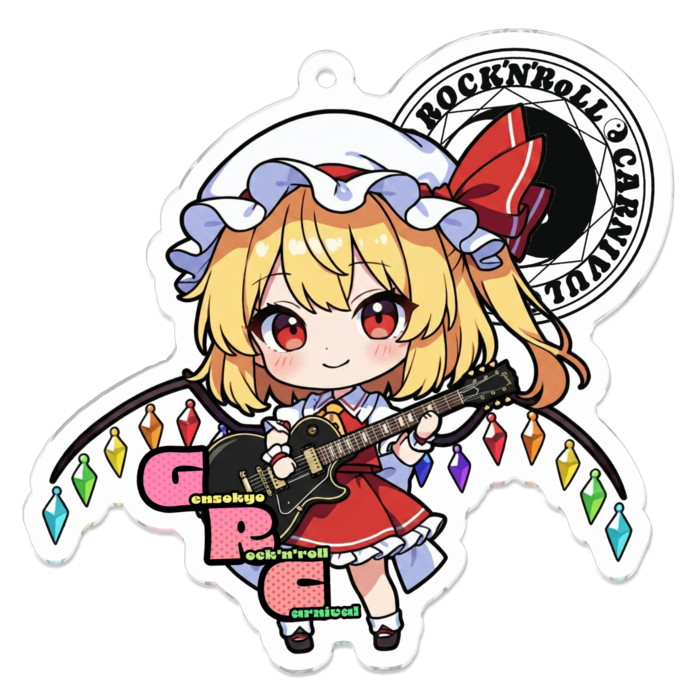 アクリルキーホルダー - 70 x 70 (mm)