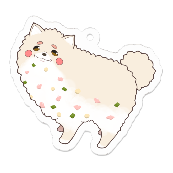 アクリルキーホルダー - 50 x 50 (mm)