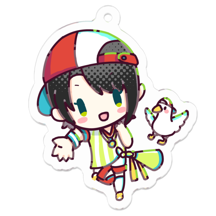 アクリルキーホルダー - 50 x 50 (mm)