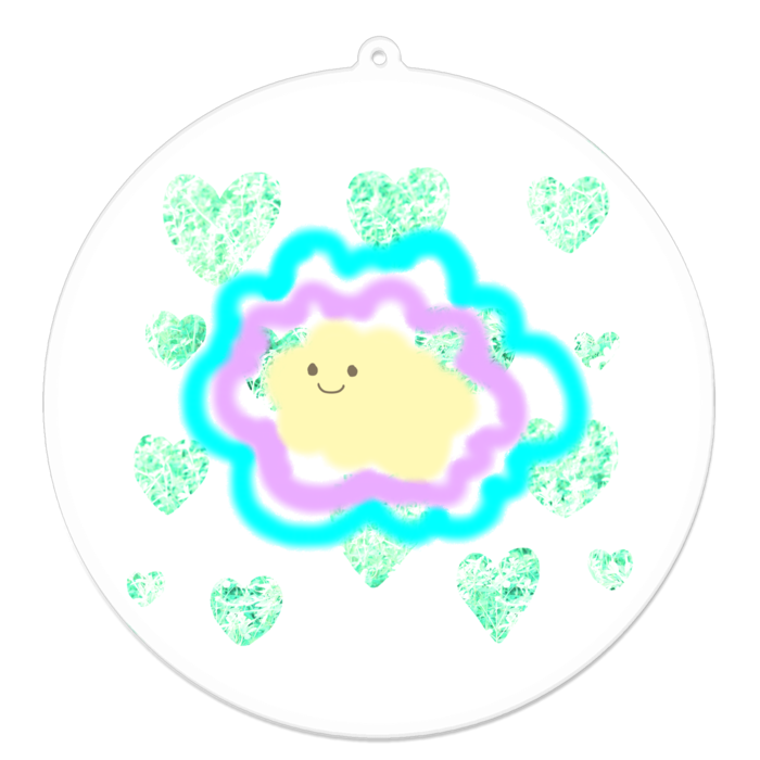 アクリルキーホルダー - 100 x 100 (mm)