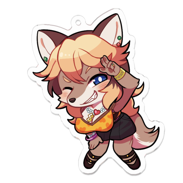 アクリルキーホルダー - 70 x 70 (mm)