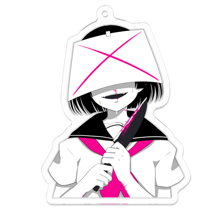 アクリルキーホルダー（コーティング） - 70 x 70 (mm)