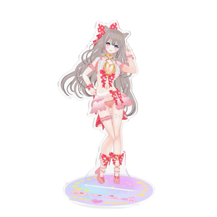 Pink ver.アクリルスタンド(Pink ver.Acrylic Display Stand.)- 160x160mm