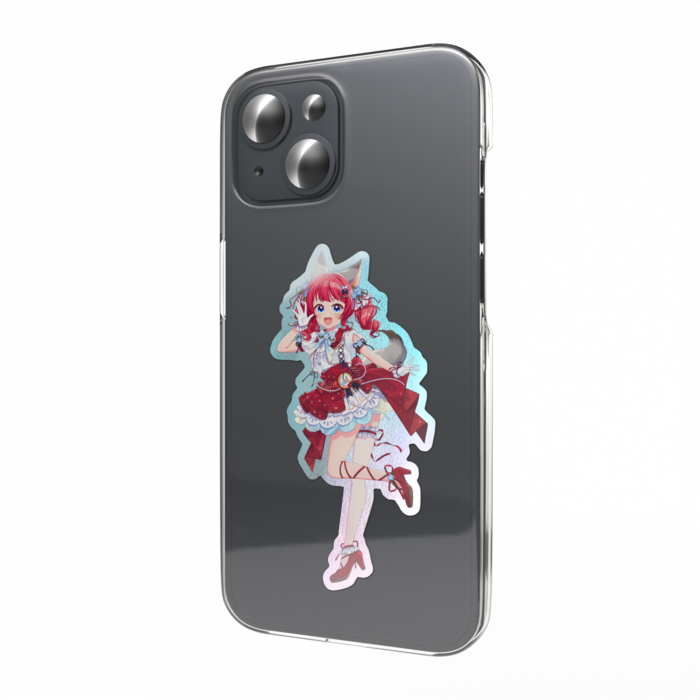 オーロラスマホステッカー - 縦