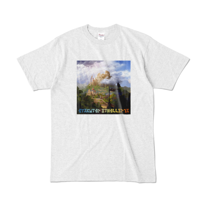 コロシアム デザインTシャツ（L/アッシュ）