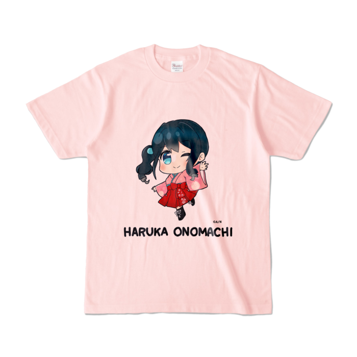 小野町春香_オリジナルTシャツ2025　ライトピンクS