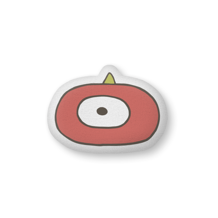 こおにのクッション - 赤