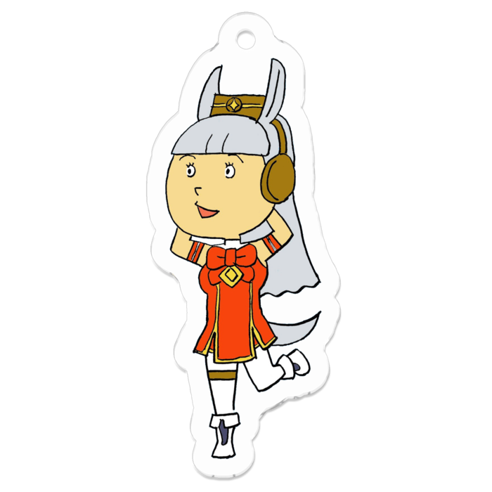 アクリルキーホルダー - 50 x 50 (mm)