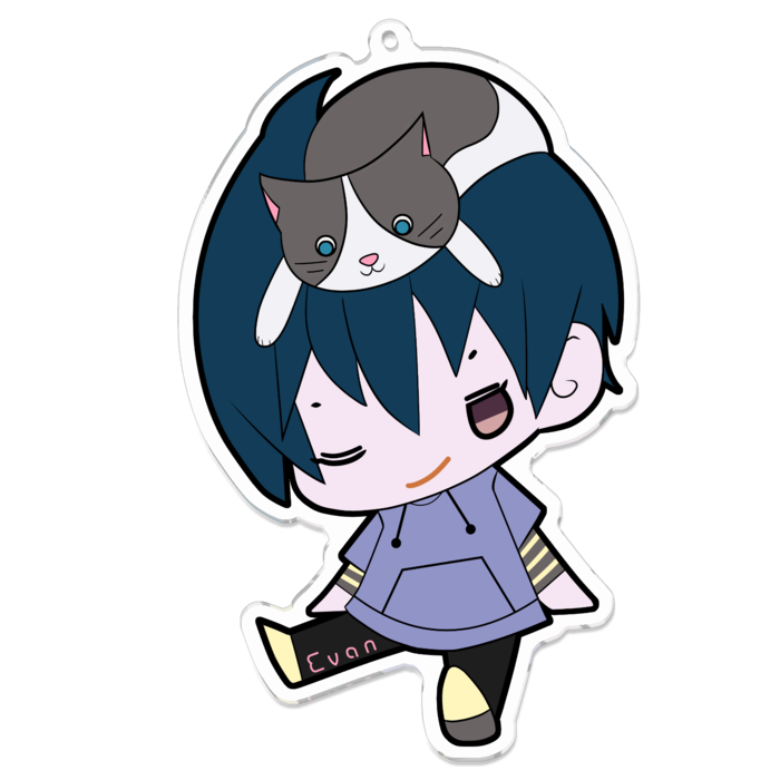 アクリルキーホルダー - 100 x 100 (mm)