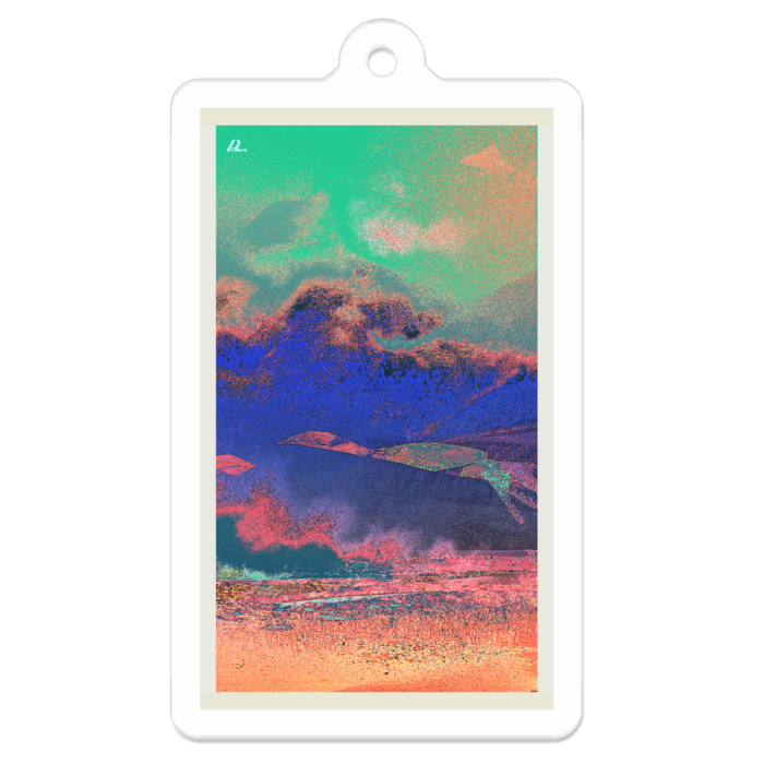 アクリルキーホルダー（コーティング） - 50 x 50 (mm)