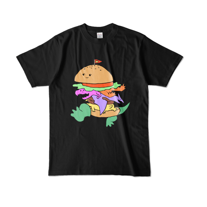 カラーTシャツ - L - ブラック (濃色)