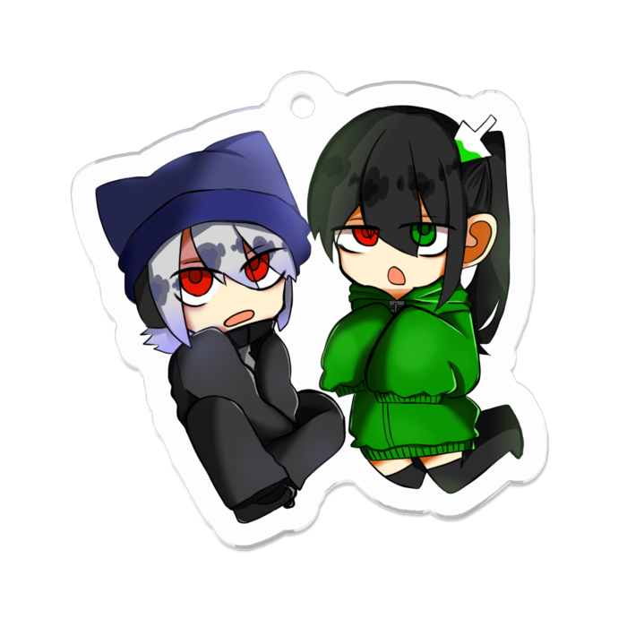 アクリルキーホルダー - 50 x 50 (mm)