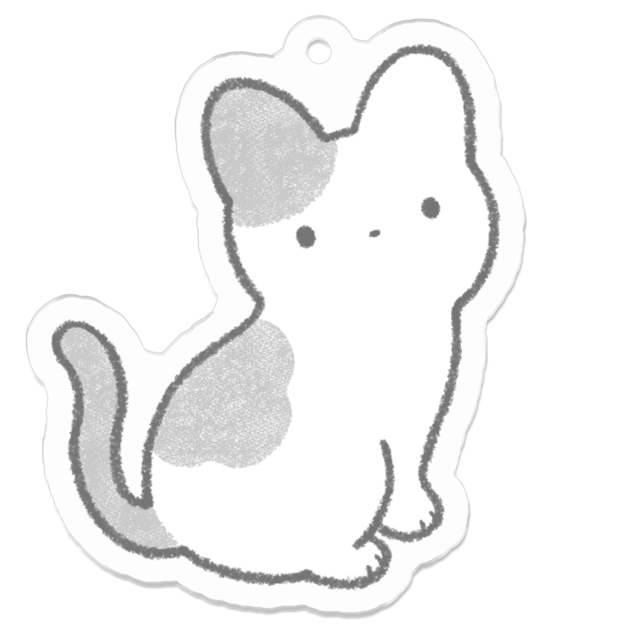 アクリルキーホルダー - 50 x 50 (mm)