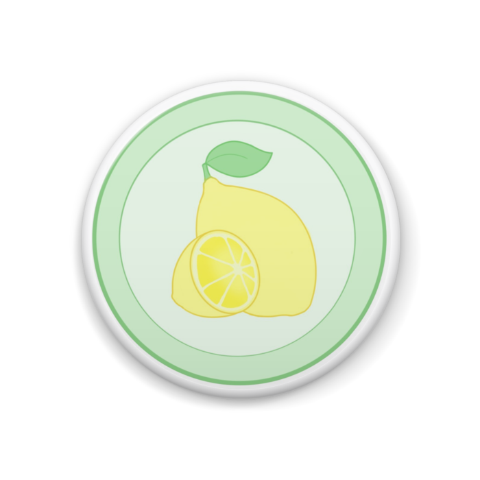 れもん  缶バッジ - 44mm