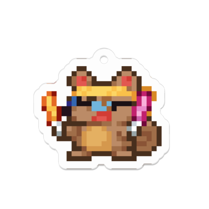 アクリルキーホルダー - 50 x 50 (mm)