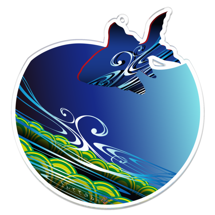 アクリルキーホルダー - 100 x 100 (mm)
