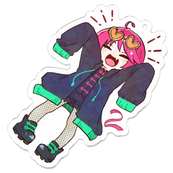 アクリルキーホルダー - 70 x 70 (mm)