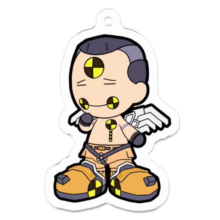 アクリルキーホルダー - 50 x 50 (mm)