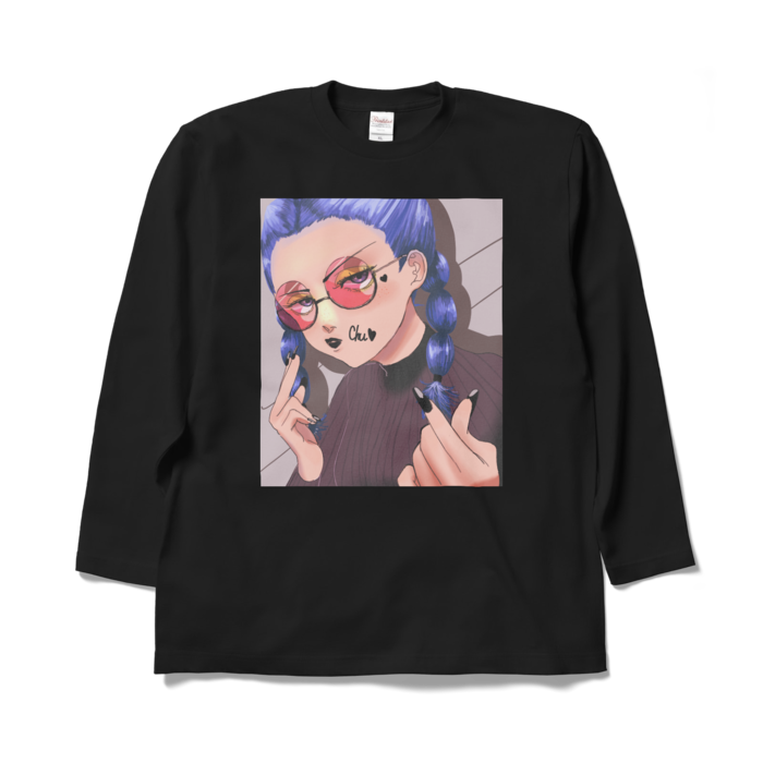 ロングスリーブTシャツ - XL - ブラック