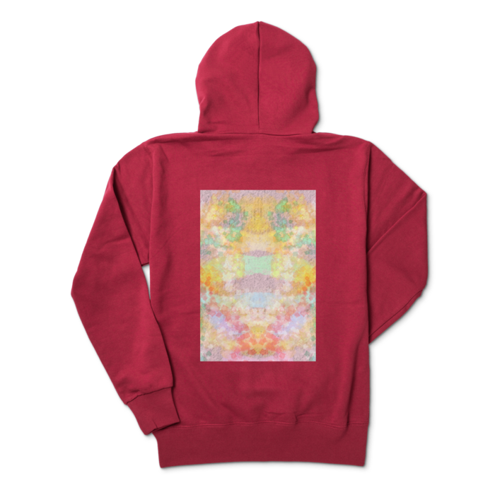 ジップパーカー - M - 背面