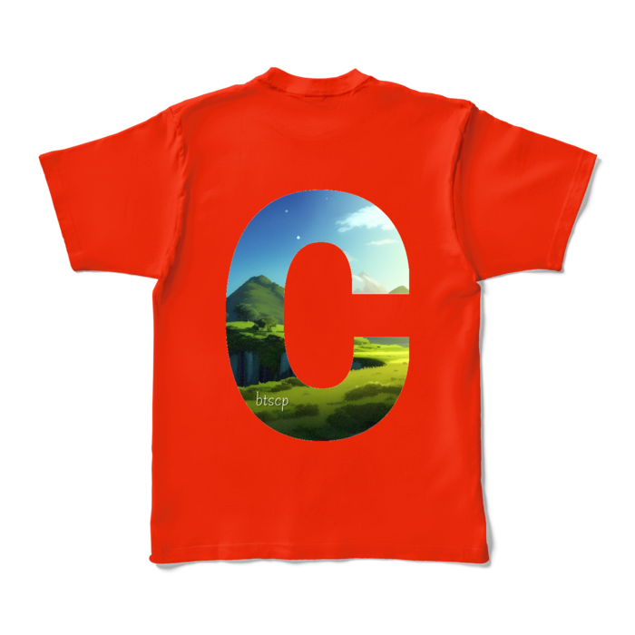 カラーTシャツ - XL - レッド (濃色)