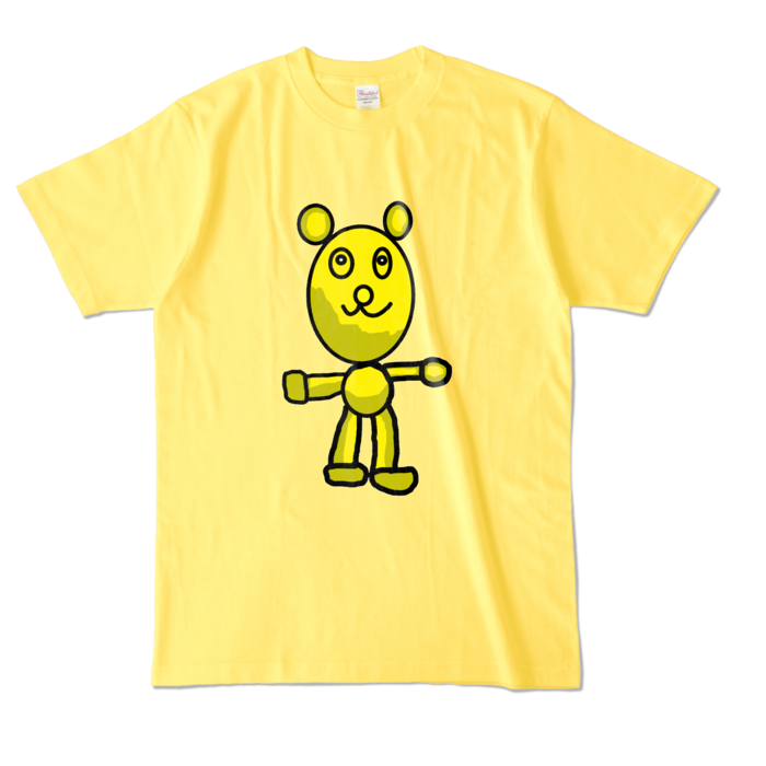 カラーTシャツ - L - イエロー （濃色）