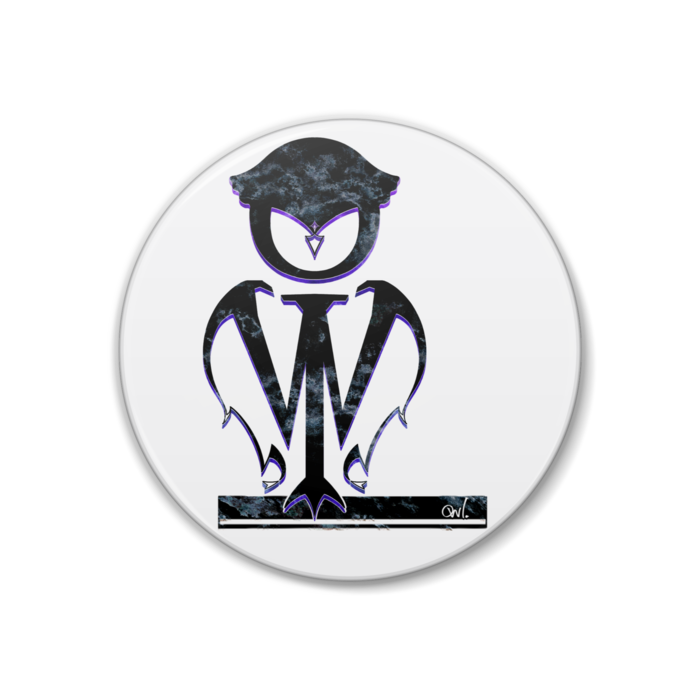 🦉缶バッジ - 38mm