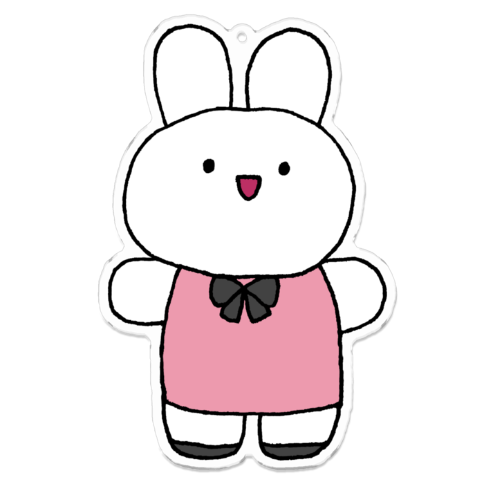 うそちゃんアクリルキーホルダー - 100 x 100 (mm)
