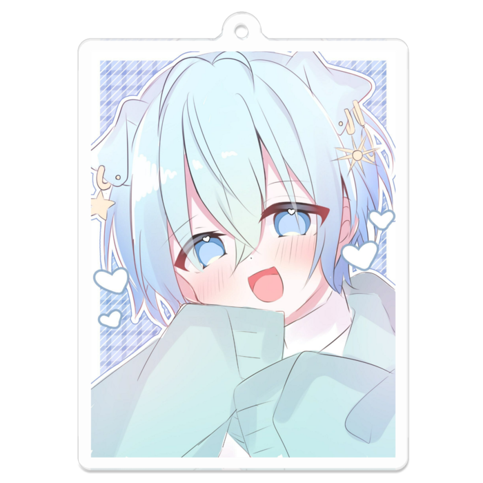 アクリルキーホルダー - 70 x 70 (mm)