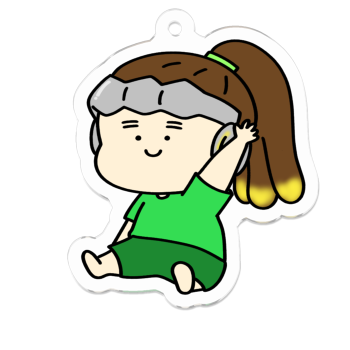 アクリルキーホルダー - 50 x 50 (mm)