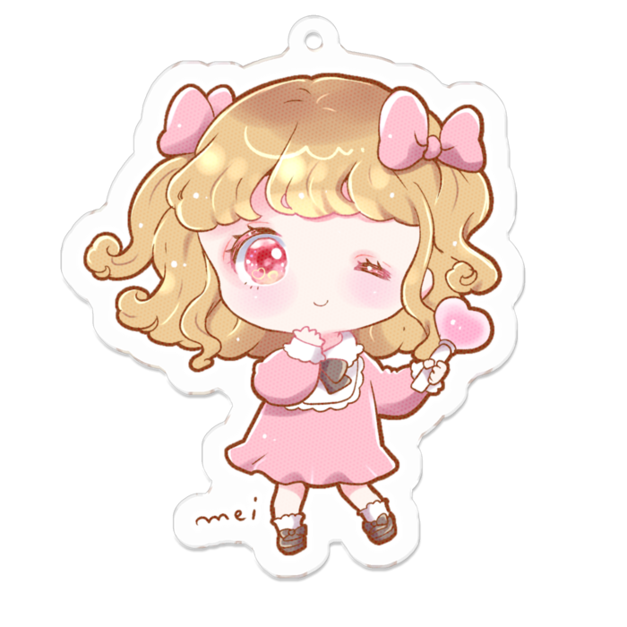 アクリルキーホルダー - 70 x 70 (mm)