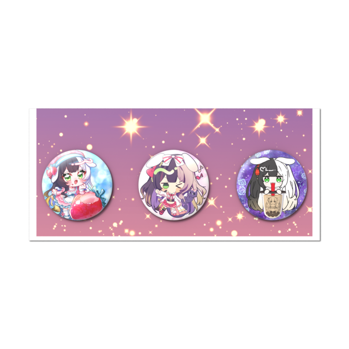 缶バッジセット - 3個セット