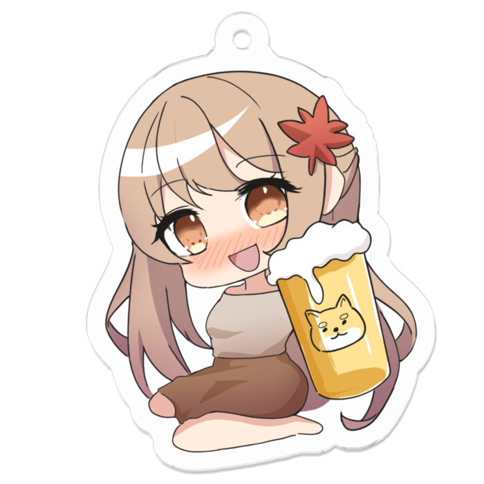 アクリルキーホルダー - 50 x 50 (mm)