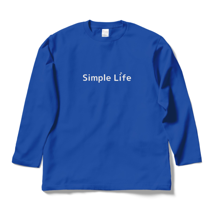 ロングスリーブTシャツ♪　青色　L