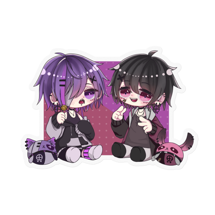 ステッカー - 100 x 100 (mm)