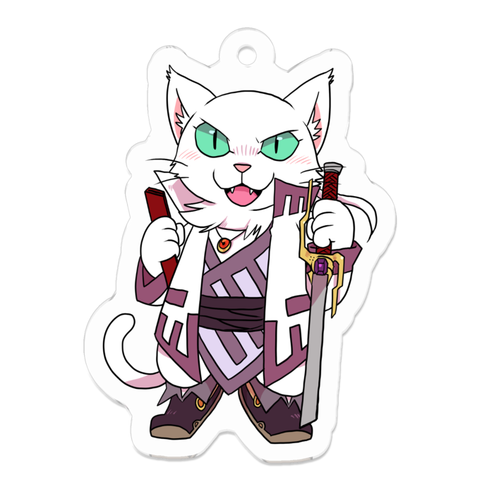 アクリルキーホルダー - 50 x 50 (mm)