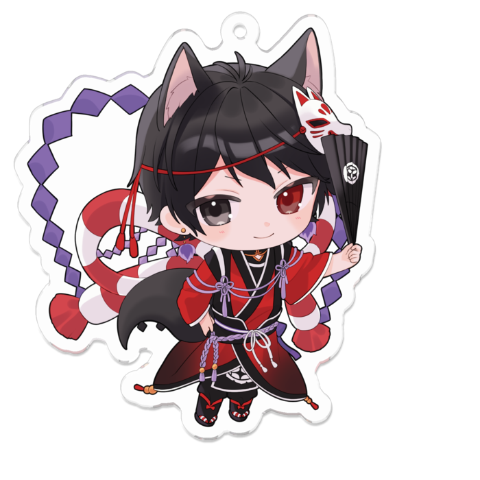 アクリルキーホルダー（コーティング） - 70 x 70 (mm)