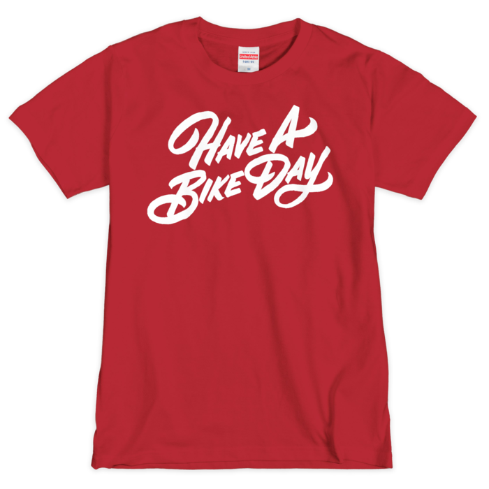 Tシャツ(シルクスクリーン印刷) - M - ⑨レッド/ホワイト