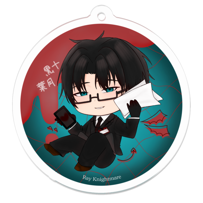 アクリルキーホルダー - 50 x 50 (mm)