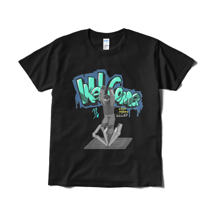 WelcomeするTシャツ- L - ブラック