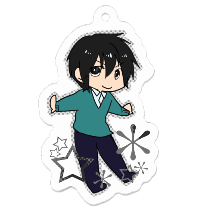 アクリルキーホルダー - 50 x 50 (mm)