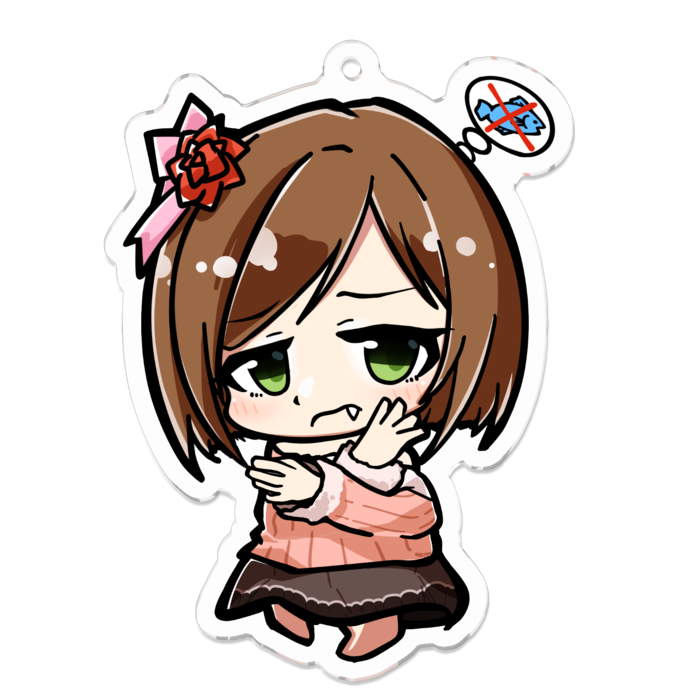 アクリルキーホルダー - 70 x 70 (mm)