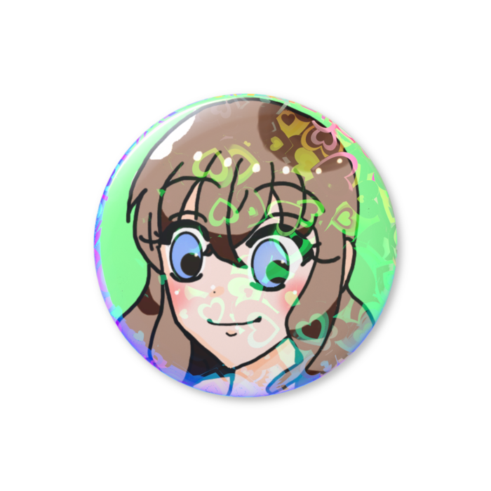 ホログラム缶バッジ - 25mm