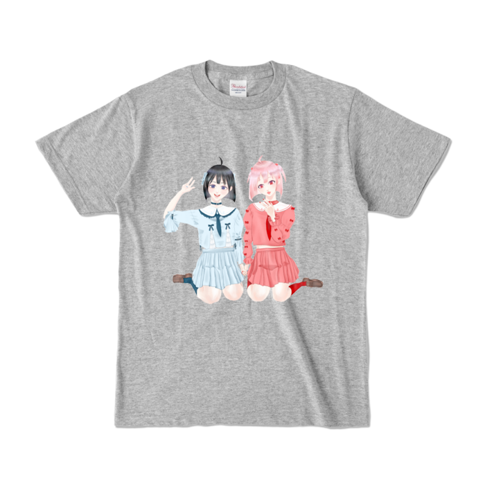カラーTシャツ - S - 杢グレー (濃色)