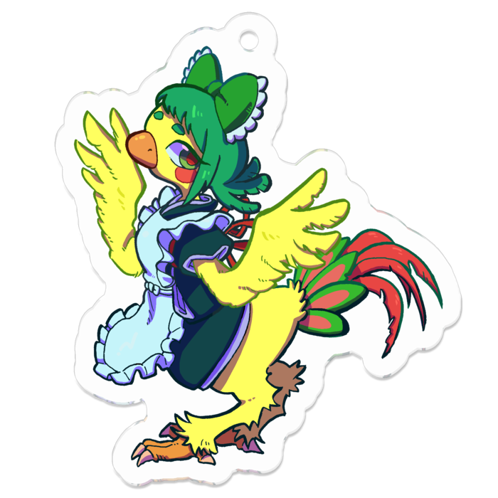 アクリルキーホルダー - 50 x 50 (mm)