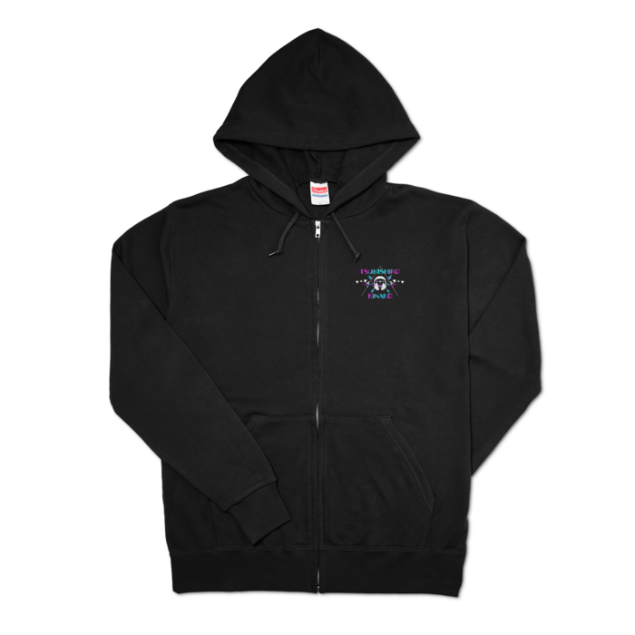 ジップパーカー - L - ブラック