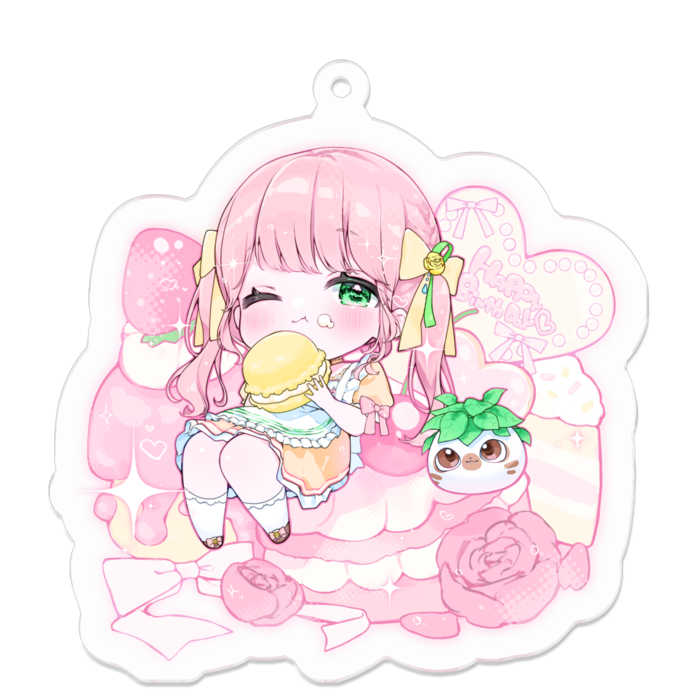 アクリルキーホルダー - 70 x 70 (mm)