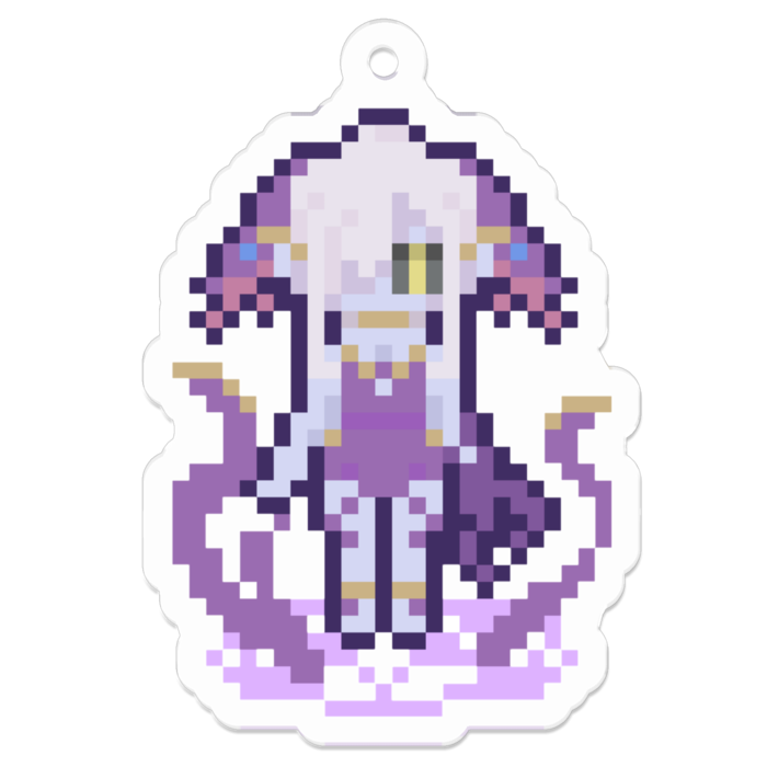 アクリルキーホルダー（コーティング） - 50 x 50 (mm)