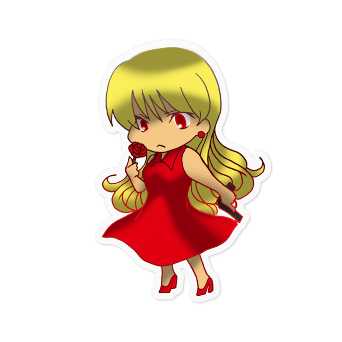 ステッカー - 100 x 100 (mm)