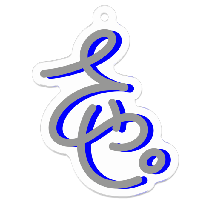 アクリルキーホルダー - 50 x 50 (mm)